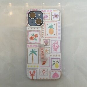 Loopy Cases iPhone 14 Phone Case Seaside Stamps